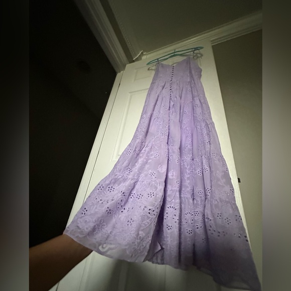 ‼️RARE‼️🎸ALICE + OLIVIA 🎸🔥NWT🔥Shanti Eyelet Lace Midi-Dress— Size 6 - Picture 7 of 16